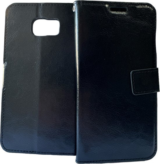 Samsung Galaxy S7 Edge Hoesjes – Portemonnee Book Case – Pasjeshouder – Magneetsluiting – Zwart-Ilumina Benelux