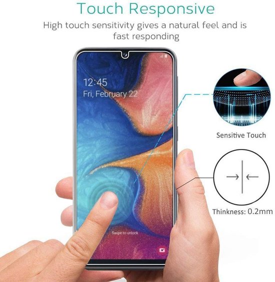 Samsung Galaxy A20E Hoesjes – Portemonnee Hoes – Pasjeshouder – 2x Gehard Glas Screenprotector – Roze