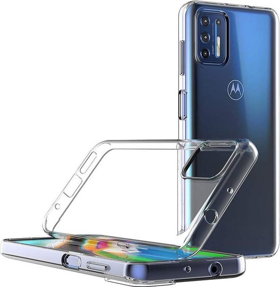 Motorola Moto G9 Plus Hoesjes – Siliconen Backcover – Transparant – Flexibel – Anti Kras-Ilumina Benelux