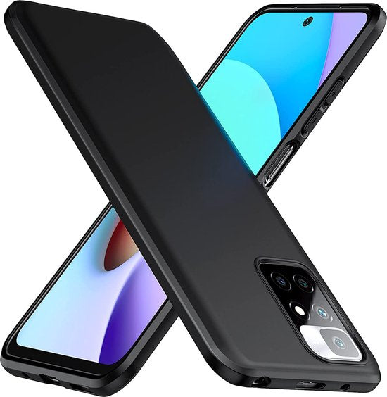 Xiaomi Redmi 10 4G/5G Hoesjes – Siliconen Backcover – Schokbestendig – Zwart-Ilumina Benelux
