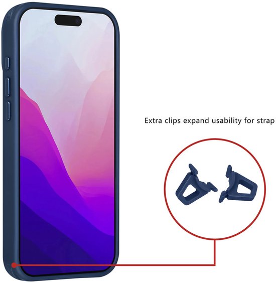 iPhone 17 Pro Hoesjes – Carbon Fiber Backcover – Schokbestendig – Blauw-Ilumina Benelux