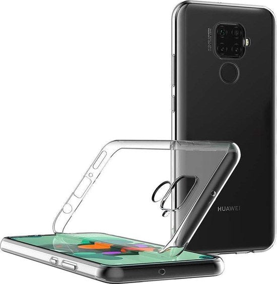 Huawei Mate 30 Lite Hoesjes – Siliconen Backcover – Transparant – Soft TPU – Schokbestendig-Ilumina Benelux