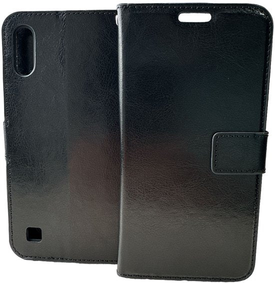 Samsung Galaxy A50 Hoesjes – Portemonnee Book Case – Pasjeshouder – Magneetsluiting – Zwart-Ilumina Benelux