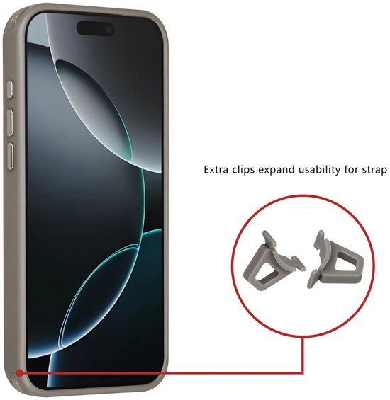 iPhone 16 Pro Max Hoesjes – Carbon Fiber Backcover – Schokbestendig – Slank Design – Grijs-Ilumina Benelux