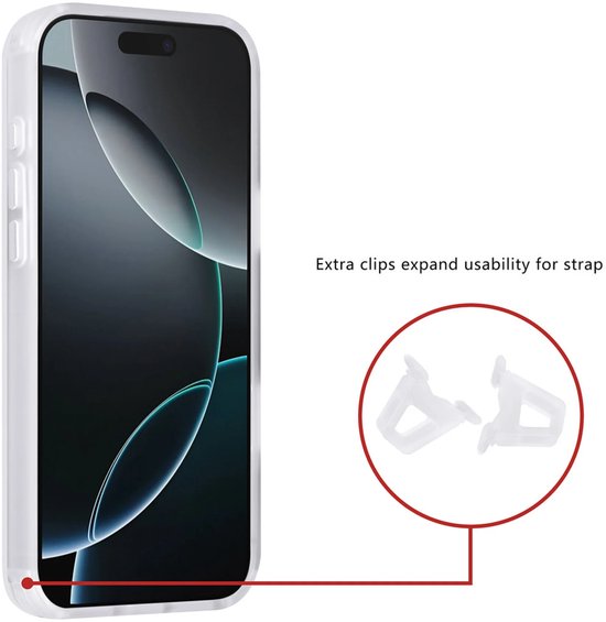 iPhone 16 Pro Max Hoesjes – Carbon Fiber Backcover – Schokbestendig – Wit-Ilumina Benelux