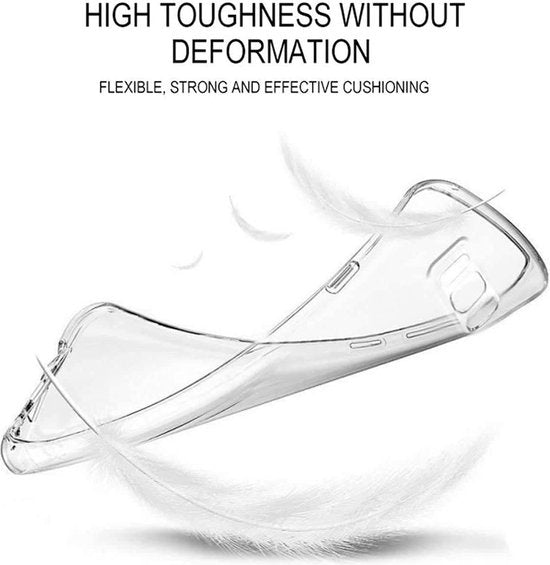 Oppo A96 Hoesjes – Transparante Soft TPU Siliconen Backcover – Schokbestendig – Inclusief 2x Screenprotector-Ilumina Benelux