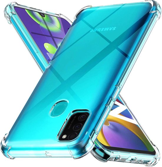 Samsung Galaxy M21 Hoesjes – Siliconen Backcover – Schokbestendig – Flexibel – Transparant-Ilumina Benelux
