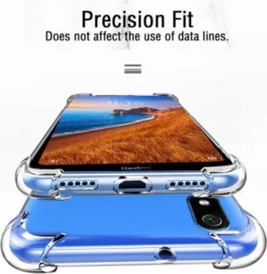 Xiaomi Mi 9 Lite Hoesjes – Siliconen Backcover – Schokbestendig Anti-Shock Bumper – Transparant-Ilumina Benelux
