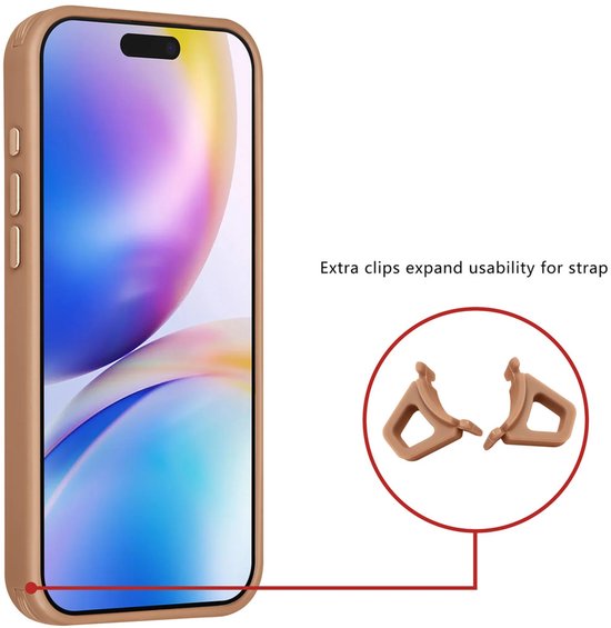 iPhone 15 Pro Max Hoesjes – Carbon Fiber Backcover – Schokbestendig – Bruin-Ilumina Benelux