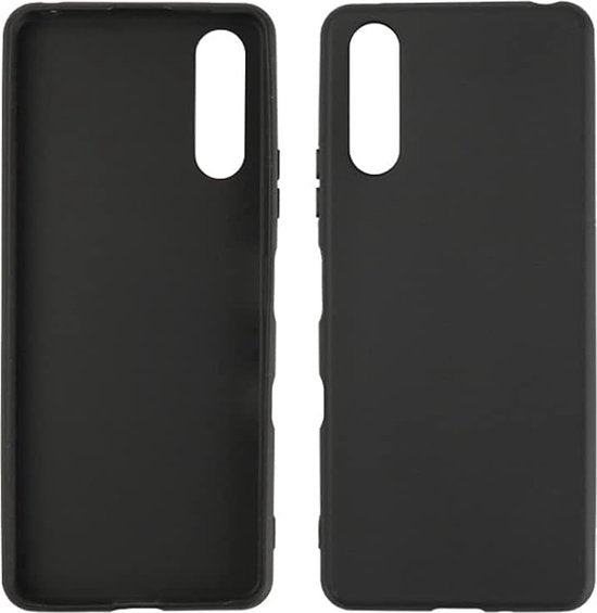 Sony Xperia 10 III Hoesjes – Siliconen Backcover – Soft Silicone – Schokbestendig – Zwart-Ilumina Benelux