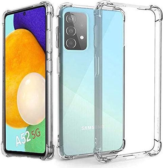 Samsung Galaxy A52 Hoesjes – Siliconen Backcover – Schokbestendig – Flexibel – Transparant-Ilumina Benelux