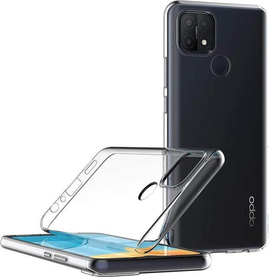 Oppo A15/A15s Hoesjes – Siliconen Backcover – Transparant – Schokbestendig – Soft TPU-Ilumina Benelux