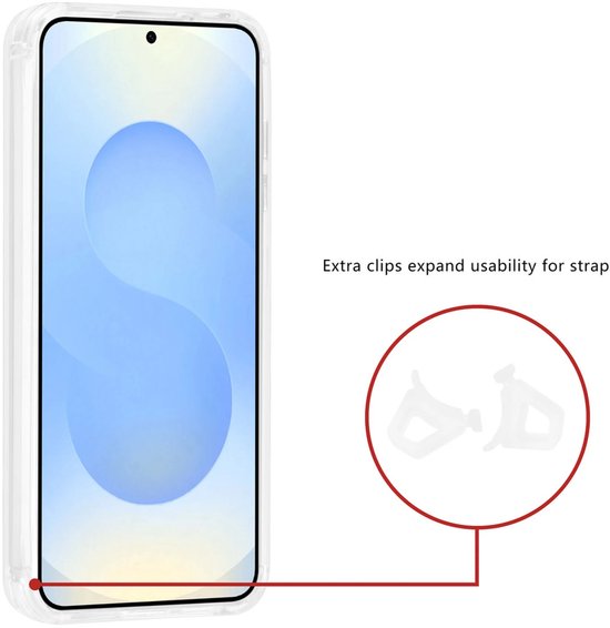 Samsung Galaxy S25 Hoesjes – Transparante Backcover – Schokbestendig – MagSafe Compatibel – Doorzichtig-Ilumina Benelux
