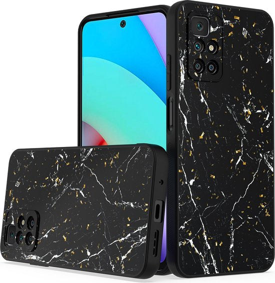 Xiaomi Redmi 10 2022 Hoesjes – Siliconen Backcover – Marmer Print-Ilumina Benelux