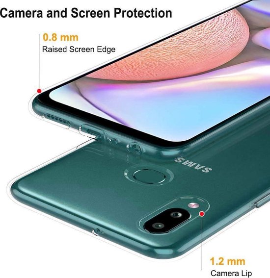 Soft Backcover Hoesje Geschikt voor: Samsung Galaxy A10S - Silicone - Transparant
