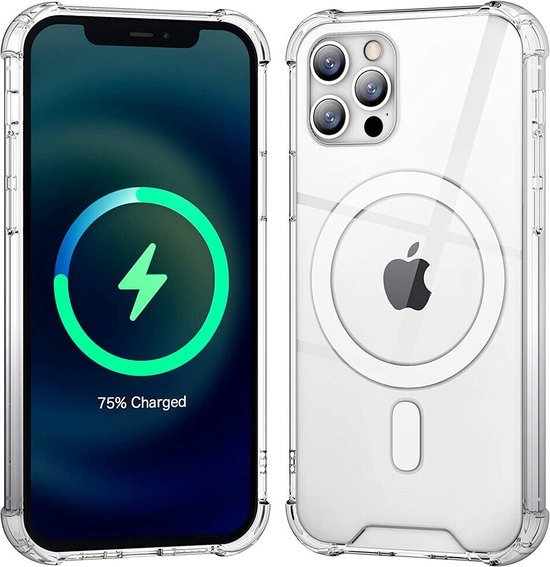 iPhone 13 Pro Max Hoesjes – MagSafe Compatibel – Magnetische Backcover – Schokbestendig – Tarantparant-Ilumina Benelux