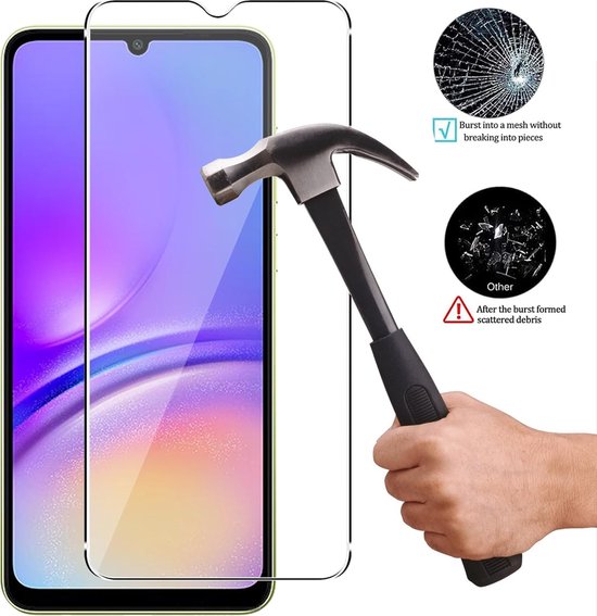 Samsung Galaxy A05s Hoesjes – Schokbestendige Siliconen Backcover – Transparant – Inclusief 2x Screenprotector-Ilumina Benelux