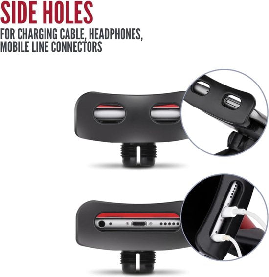 Tablethouder auto – Hoofdsteun houder set van 2 – Kinder tablet & telefoonhouder – Geschikt voor iPad/iPhone/Galaxy Tab – Rood