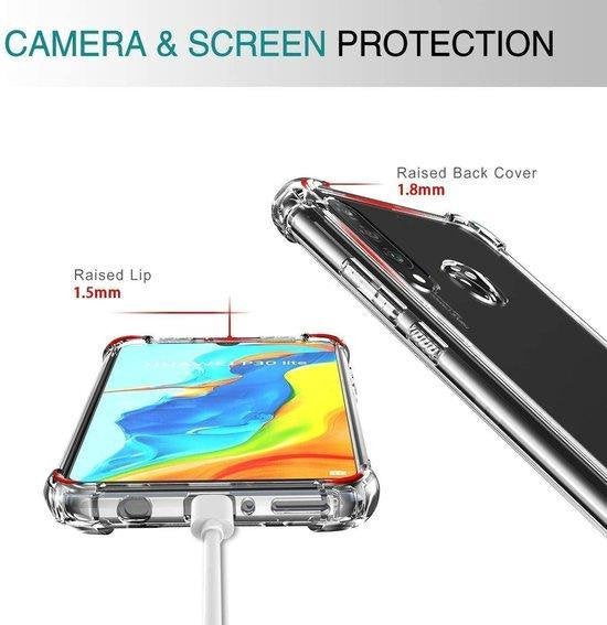 iPhone 7 Plus/8 Plus Hoesjes – Siliconen Backcover – Schokbestendig – Incl. Gehard Glas Screenprotector – Transparant-Ilumina Benelux