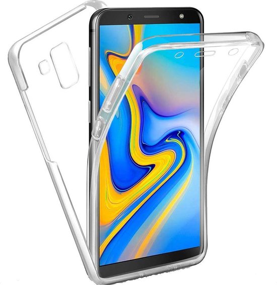 Samsung Galaxy J4 2018 Hoesjes – Dubbelzijdig 360° Full Cover – Transparant – Schokbestendig – Doorzichtig-Ilumina Benelux