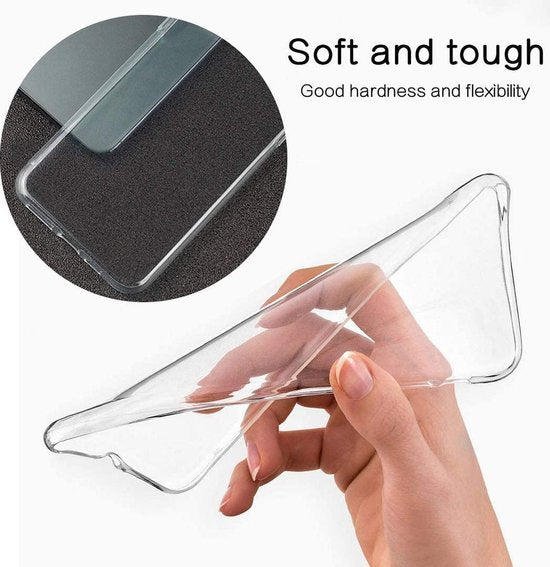 Oppo A52 Hoesjes – Soft TPU Siliconen Backcover – 2x Gehard Glas Screenprotector – Transparant-Ilumina Benelux