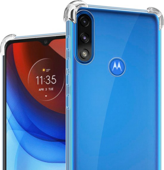 Motorola Moto E7i Power Hoesjes – Soft TPU Siliconen Backcover – Schokbestendig – Transparant-Ilumina Benelux