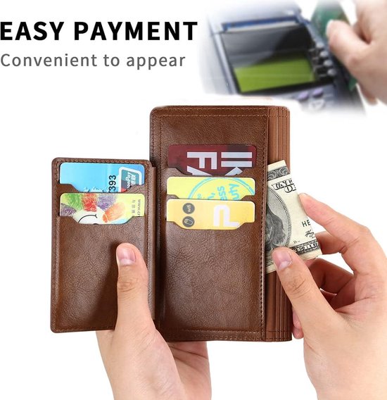 Premium Vintage Wallet Hoesje Geschikt voor Samsung Galaxy A34 5G - DonkerBruin