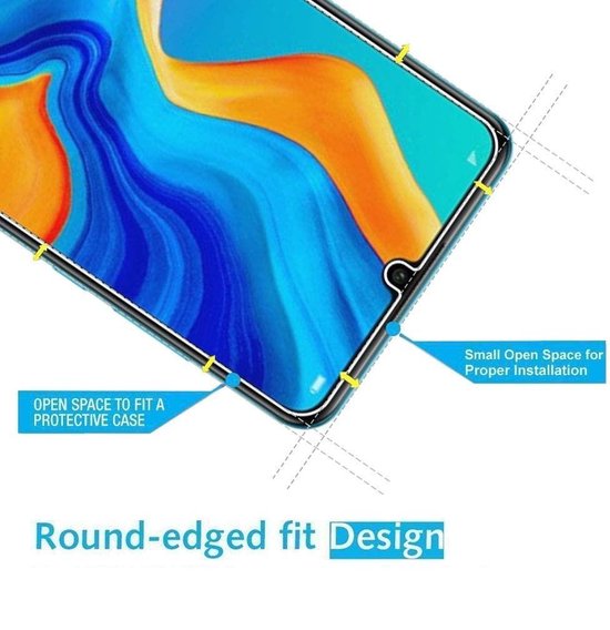 Huawei P30 Hoesjes – Transparante TPU Siliconen Backcover – Soft Case – 2x Screenprotector Gehard Glas-Ilumina Benelux