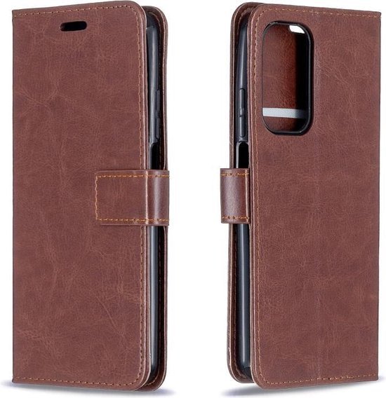 Xiaomi Mi 10T / Mi 10T Pro Hoesjes – Portemonnee Book Case – Pasjeshouder – Magneetsluiting – Bruin-Ilumina Benelux
