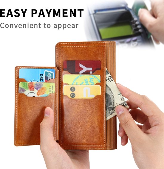 Premium Vintage Wallet Hoesje Geschikt voor Samsung Galaxy S22 - LichtBruin