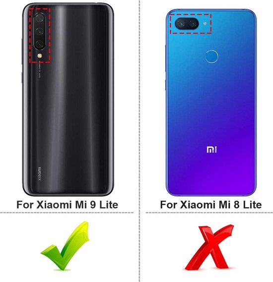 Xiaomi Mi 9 Lite Hoesjes – Siliconen Backcover – Soft Grip – Schokbestendig – Zwart-Ilumina Benelux