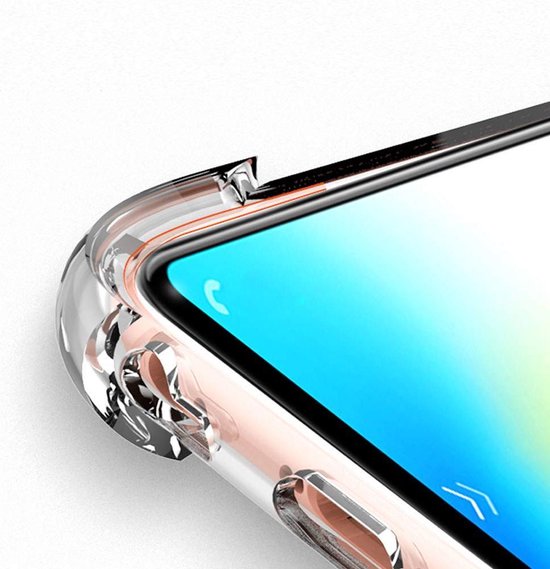 Samsung Galaxy A50 Hoesjes – Soft TPU Siliconen Backcover – Schokbestendig – Zwart-Ilumina Benelux