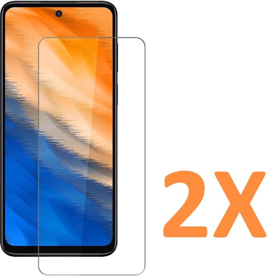 Screenprotector - Geschikt voor Motorola MOTO G13/ G23/ G53 5G - 9H Glas (2-Pack)