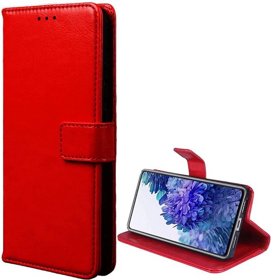 Nokia X10 / X20 Hoesjes – Portemonnee Book Case – Pasjeshouder – Magneetsluiting – Rood-Ilumina Benelux