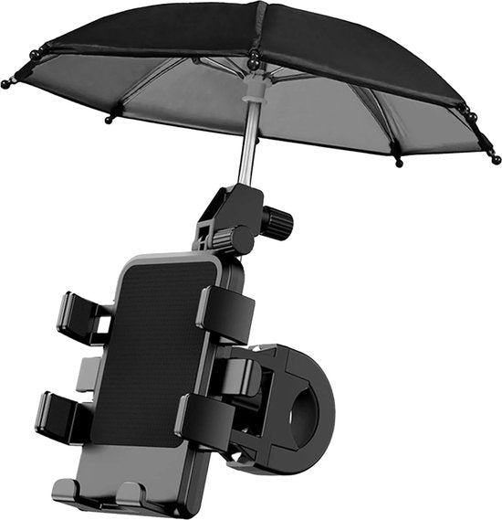 Telefoonhouder fiets – 360° draaibaar – Geschikt voor scooter en motor – Universele smartphonehouder – Zwart-Ilumina Benelux