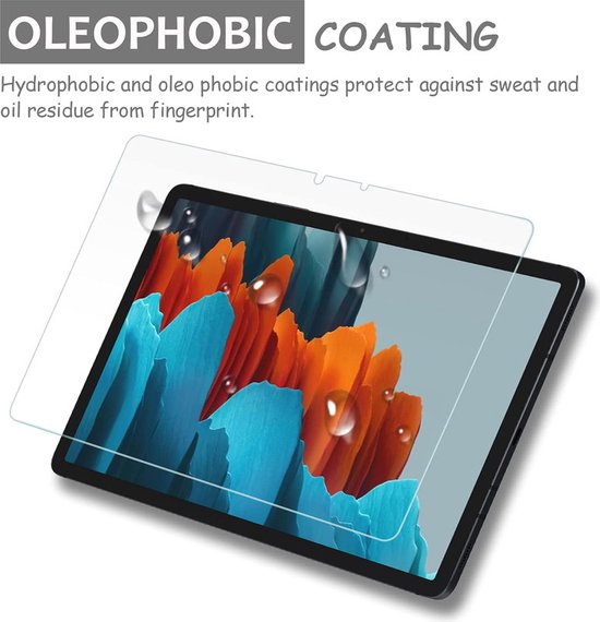 Screenprotector – Geschikt voor Samsung Galaxy Tab S7/S8 – 3-Pack – Gehard Glas – Anti-Kras – Tempered Glas-tabletscreenprotectors-Ilumina Benelux