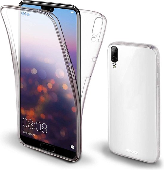 Huawei P20 Hoesjes – Dubbelzijdige 360° Case – Volledige Bescherming – Transparant-Ilumina Benelux
