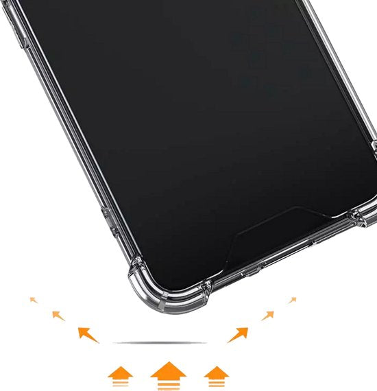Militaire KKG schokbestendige hoesje met 2 Screenprotector en 1x Cameralen Geschikt voor: Samsung Galaxy S24 Plus - Transparant