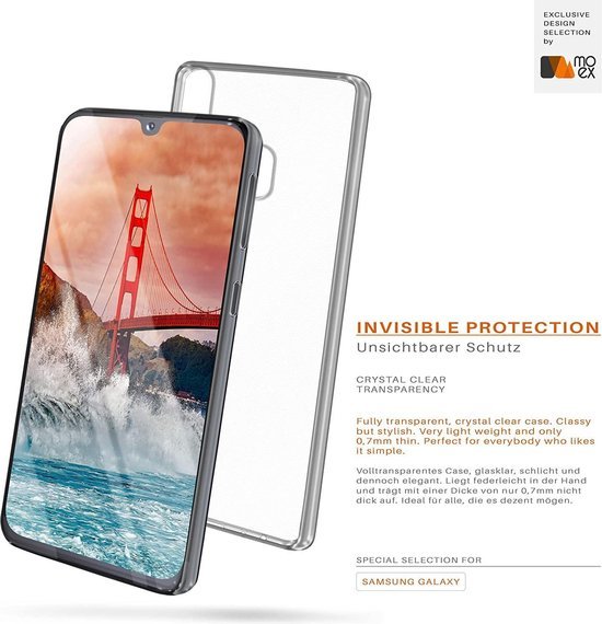 Samsung Galaxy A7 (2018) Hoesjes – Transparante Siliconen Backcover – Voor- en Achterkant Bescherming – Schokbestendig-Ilumina Benelux