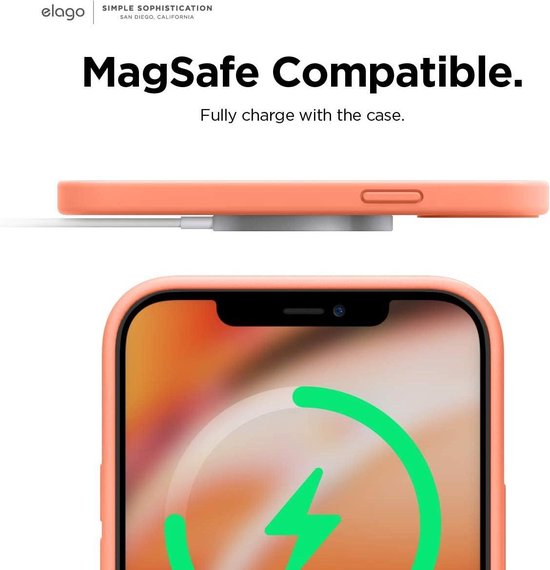 iPhone 12 Pro Max Hoesjes – Soft Silicone Backcover – Flexibele TPU Cover – Schokbestendig – Oranje-Ilumina Benelux