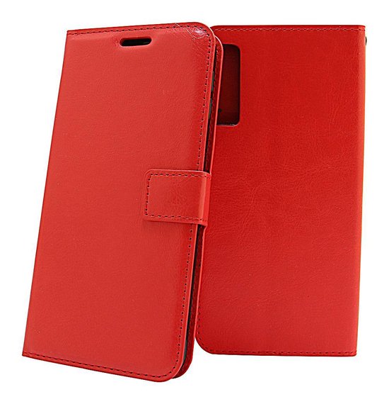 Samsung Galaxy A9 2018 Hoesjes – Portemonnee Hoes – Pasjeshouder – Bookcase – Rood-Ilumina Benelux