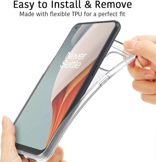 OnePlus Nord N100 Hoesjes – Siliconen Backcover – Soft TPU – Transparant-Ilumina Benelux