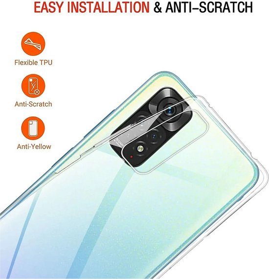 Xiaomi Redmi Note 11 Pro+ 5G Hoesjes – Siliconen Backcover – Flexibel – Transparant – Soft TPU-Ilumina Benelux