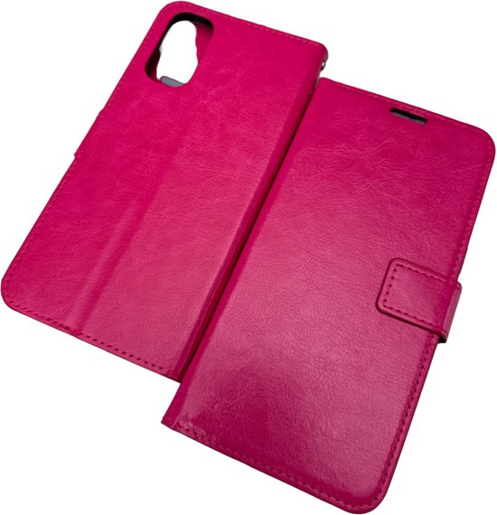 Oppo Reno 4 Pro 5G Hoesjes – Portemonnee Book Case – Pasjeshouder – Magneetsluiting – Roze-Ilumina Benelux