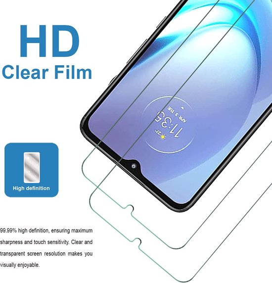 Screenprotector - Geschikt voor Motorola moto e7i power - 9H Glas (1-Pack)