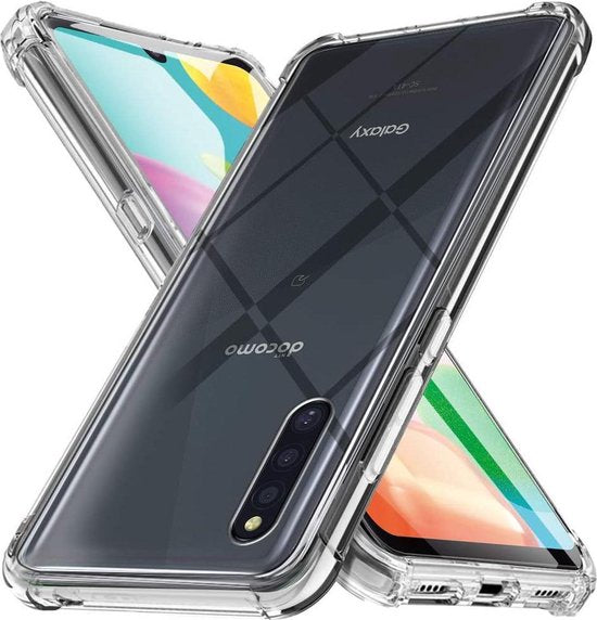Samsung Galaxy A41 Hoesjes – Siliconen Backcover – Schokbestendig Anti-Shock – Transparant-Ilumina Benelux