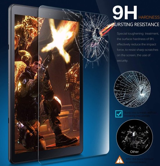 Screenprotector – Geschikt voor Samsung Galaxy Tab A 10.5 SM-T590/T595 (2018) – Gehard Glas – Anti-kras – 2x Tempered Glas-tabletscreenprotectors-Ilumina Benelux