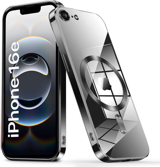iPhone 16E / SE 4 Hoesjes – Backcover – Camera Lens Protector – MagSafe Compatibel – Zwart-Ilumina Benelux