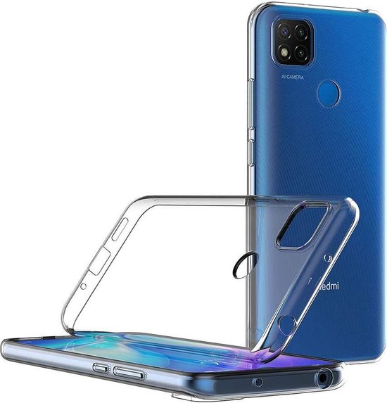 Xiaomi Redmi 9C Hoesjes – Siliconen Backcover – Transparant – Schokbestendig – Soft TPU-Ilumina Benelux