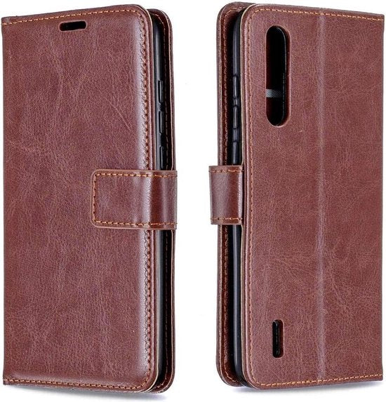 Samsung Galaxy A70/A70S Hoesjes – Bookcase Portemonnee – Pasjeshouder – Magneetsluiting – Bruin-Ilumina Benelux